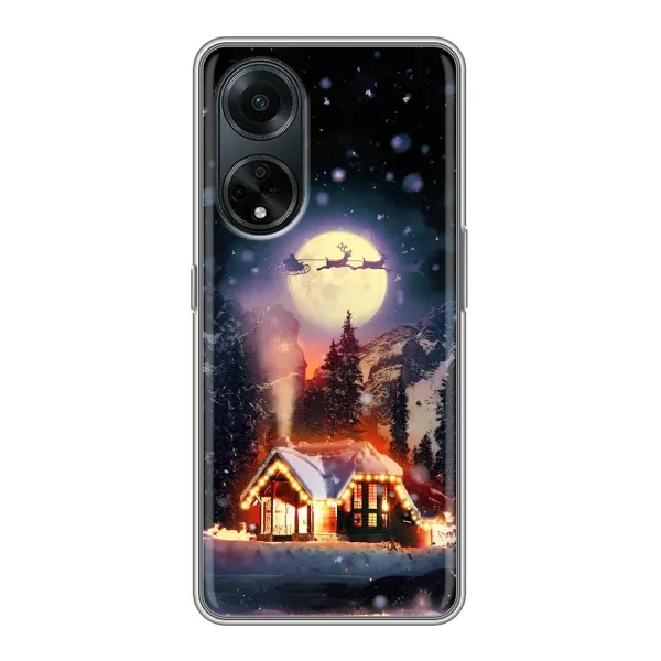 Чехол с рисунком «Настроение зимнее» для OPPO A98