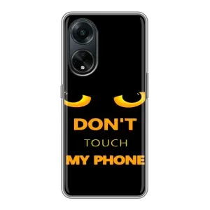 Чохол з Прикольним Принтом на Oppo A98 (Не чіпай мій телефон)
