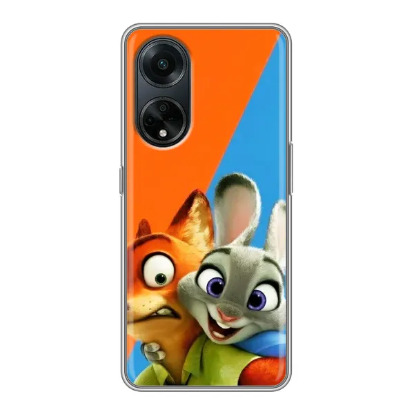 Чехол с рисунком «Ник и Хопс» для OPPO A98