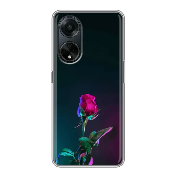 Чехол с рисунком «Ночная роза» для OPPO A98 Чехол с рисунком «Ночная роза» для OPPO A98