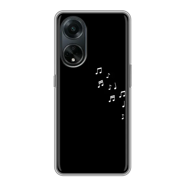Чехол с рисунком «Ноты» для OPPO A98 Чехол с рисунком «Ноты» для OPPO A98