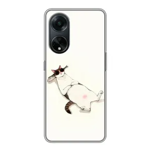 Чехол на тематику: Коты для OPPO A98 (Отдых)