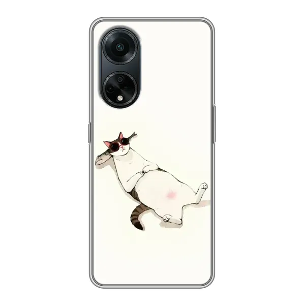 Чехол с рисунком «Отдых» для OPPO A98