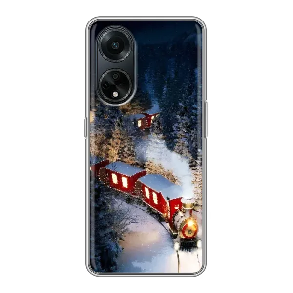 Чехол с рисунком «Поезд» для OPPO A98