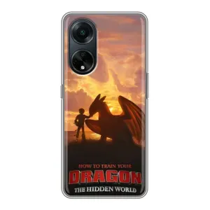 Чохол дракон Беззубик для Oppo A98 (Постер Беззубика)