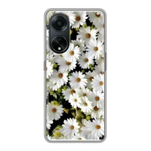 Чохол з ромашками на Oppo A98 (Рамка в ромашках)