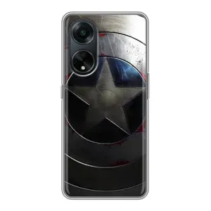 Чохол с Щітом Капітана Америки на Oppo A98 (Ретро Щит Капітана)