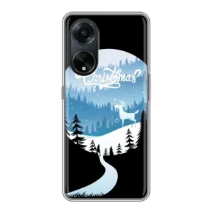 Силіконовий бампер на різдво для Oppo A98 (Різдвяний Олень)