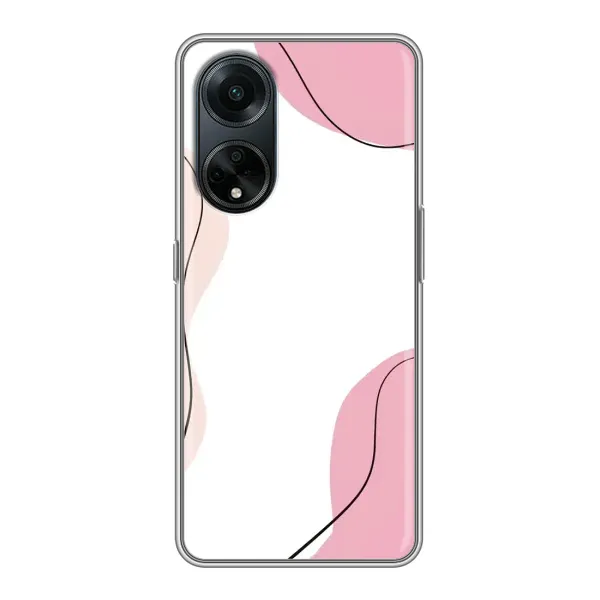Чехол с рисунком «Розовый фон» для OPPO A98 Чехол с рисунком «Розовый фон» для OPPO A98