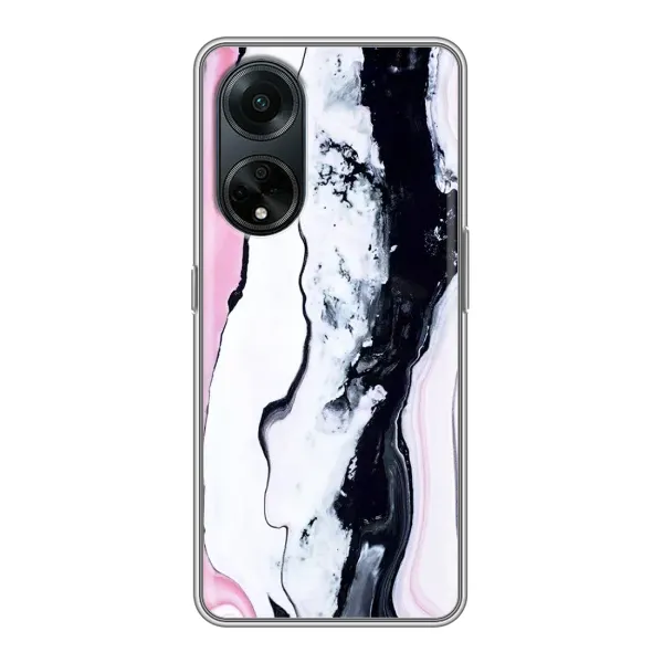 Чехол с рисунком «Розовый мрамор» для OPPO A98 Чехол с рисунком «Розовый мрамор» для OPPO A98