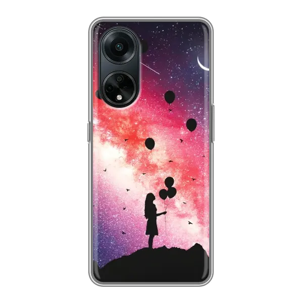 Чехол с рисунком «Шарики в небе» для OPPO A98 Чехол с рисунком «Шарики в небе» для OPPO A98