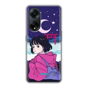 Чехол с персонажами АНИМЕ на Oppo A98 (Синобу Миякэ)