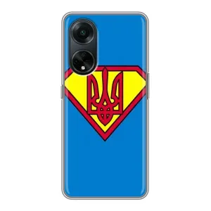 Чехол с картинкой (Патриотический ГЕРБ) на Oppo A98 (Super - Герб)