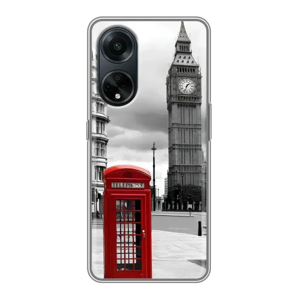 Чехол с рисунком «TELEPHONE» для OPPO A98