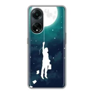 Чехол (ТПУ) с планетами на Oppo A98 (To The moon)