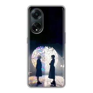 Чохол з картинкою Венсдей на Oppo A98 (Внсдей і Енід)