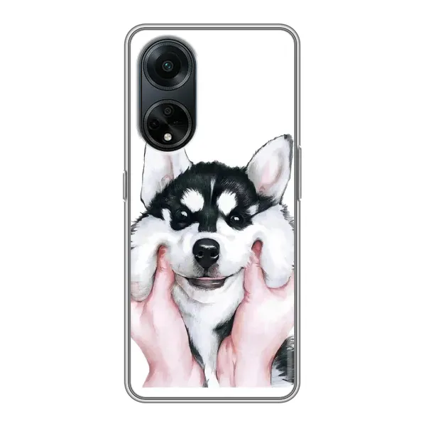 Чехол с рисунком «Собака Хаски» для OPPO A98 Чехол с рисунком «Собака Хаски» для OPPO A98