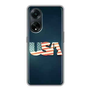 Чехол Флаг USA для Oppo A98 (USA)