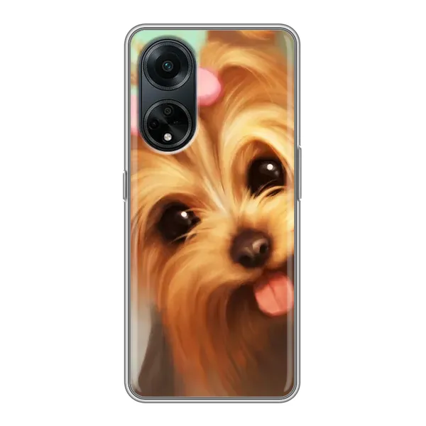Чехол с рисунком «Йоршенский терьер» для OPPO A98 Чехол с рисунком «Йоршенский терьер» для OPPO A98
