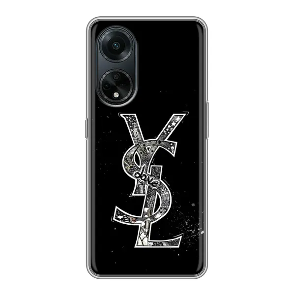 Чехол с рисунком «YSL» для OPPO A98