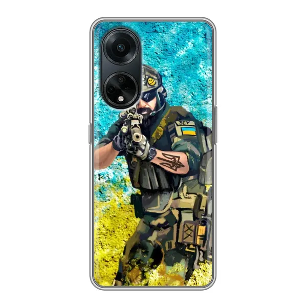 Чехол с рисунком «ЗСУ Воин» для OPPO A98 Чехол с рисунком «ЗСУ Воин» для OPPO A98