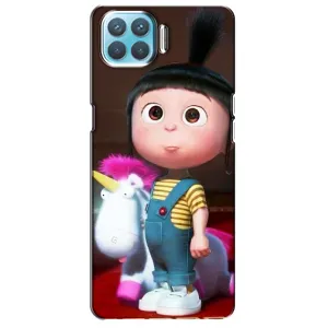 Мультяшный принт на Чехол для Оппо Ф17 Про (Девочка Агнес)