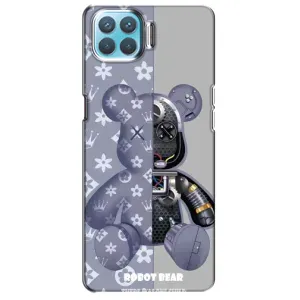 Силиконовый чехол для Oppo F17 Pro (Медведь Louis Vuitton)