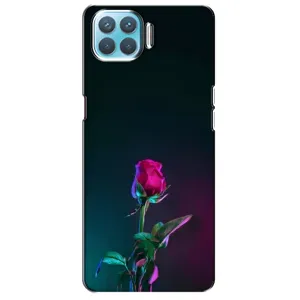 Чохли з принтом Троянд для Oppo F17 Pro (Нічна троянда)