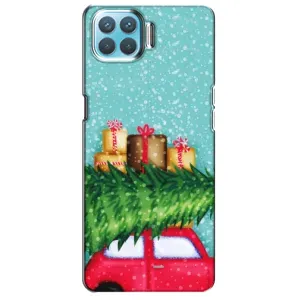 Чехол Новогодняя Елка на Oppo F17 Pro (Новогодние подарки)