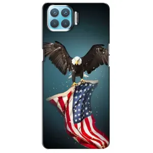 Чохол Прапор USA для Oppo F17 Pro (Орел і прапор)