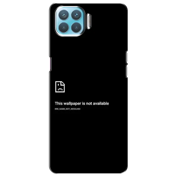 Чехол с рисунком «Ошибка» для OPPO F17 Pro Чехол с рисунком «Ошибка» для OPPO F17 Pro
