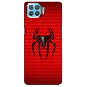 Чехол Супергерой Человека Паука на Oppo F17 Pro (Паук марвел)