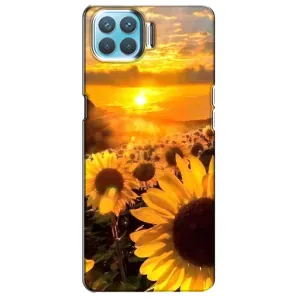 Чохол з Квітами для Oppo F17 Pro (поле соняшників)