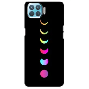 Чохол (ТПУ) з планетами на Oppo F17 Pro (Повнолуння)