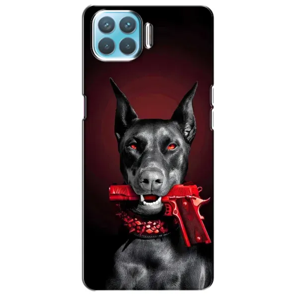 Чехол с рисунком «Доберман злой» для OPPO F17 Чехол с рисунком «Доберман злой» для OPPO F17
