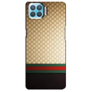Чехлы Бренд GUCCI для Oppo F17 (Фон Гуччи)