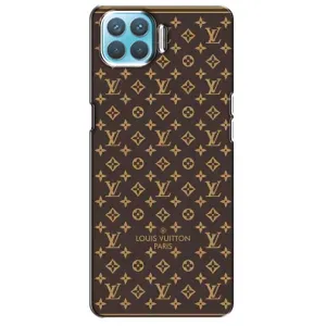 Чехол Стиль Louis Vuitton на Oppo F17 (Фон Луи Виттон)