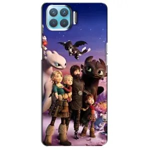 Чехол дракон Беззубик для Oppo F17 (Герои дракона)