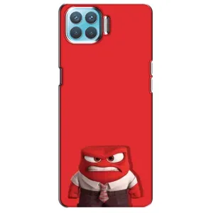 Чехол Головоломка для Oppo F17 - (AlphaPrint) (Гнев)
