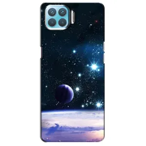 Чехол (ТПУ) с планетами на Oppo F17 (Космический вид)