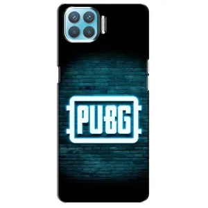 Чехол (TPU) с картинкой "Лого Пабг" на Оппо Ф17 (Лого PUBG)