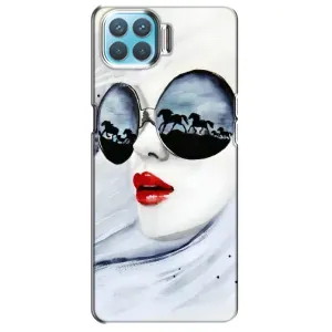 Чехол с картинкой Модные Девчонки Oppo F17 (Любительница коней)