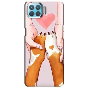 Чохол (ТПУ) Милі песики для Oppo F17 (Любов до собак)