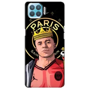 Чехол (TPU) с Футболистом на Oppo F17 (Mbappe King)