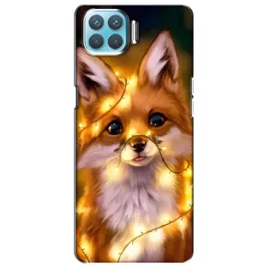 Чохол з Лисичкою для Oppo F17 (Новорічне лисеня)