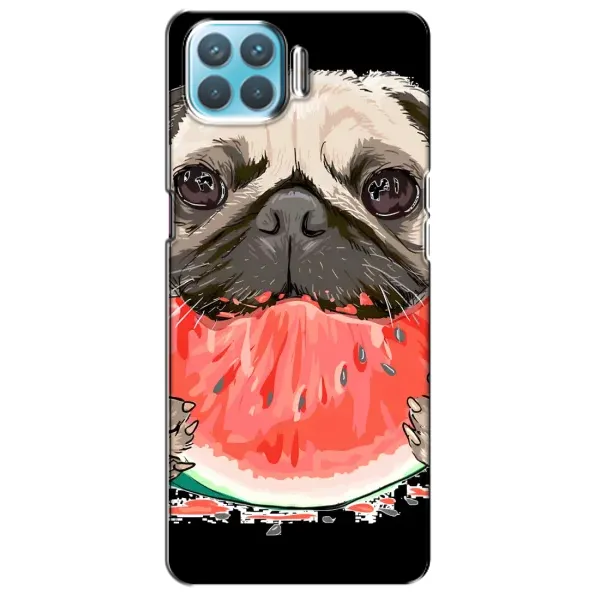 Чехол с рисунком «Смешной Мопс» для OPPO F17 Чехол с рисунком «Смешной Мопс» для OPPO F17