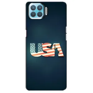 Чехол Флаг USA для Oppo F17 (USA)