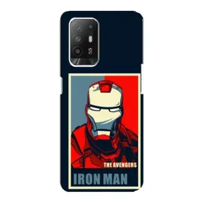 Чехол Супергерой Железный человек на Oppo F19 Pro Plus 5G (Art Iron man)