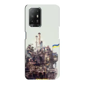 Чехлы на военную тематику для Oppo F19 Pro Plus 5G (Азовсталь)