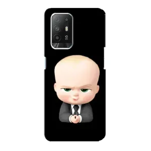Мультяшный принт на Чехол для Оппо Ф19 Про Плюс (Бос)